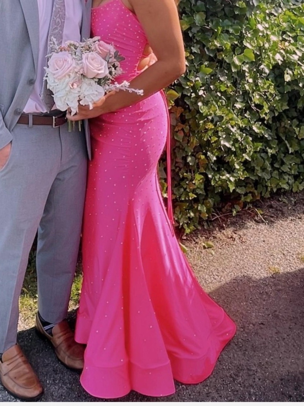 Pink Aria Couture Prom Dress